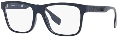 BURBERRY BE 2353 3961 Blue Plastic Square Eyeglasses 53mm