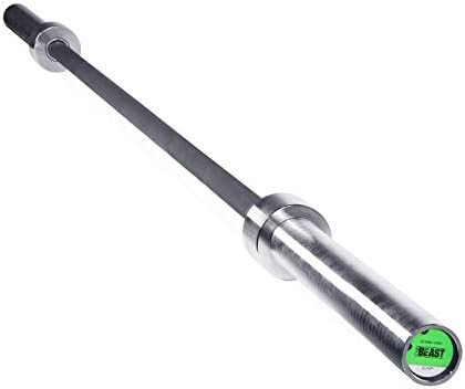 CAP Barbell The Beast (New Version) - Black/Chrome, No Center Knurl