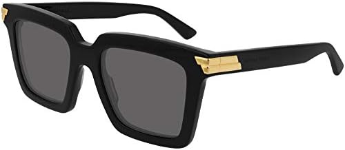 Bottega Veneta Square Sunglasses BV1005S 001 Black/Gold 53mm 1005