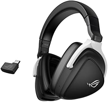 ASUS ROG Delta S Wireless Gaming Headset, Black, 50mm Drivers, AI Beamforming Mic, Low-Latency Bluetooth, USB-C, 3 Hours of Use, IPX4 Water Resistance