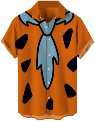 Hawaiian Bowling Shirts for Men Short Sleeve Printed Regular Fit Summer Beach Casual Button Down Aloha Shirts