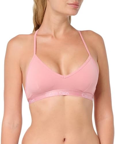 Calvin Klein Women's Motive Cotton Lightly Lined Bralette