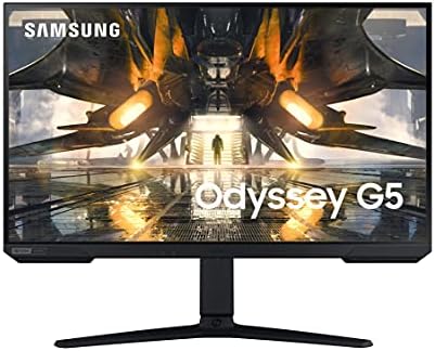 SAMSUNG Odyssey G50A Series 27-Inch WQHD (2560x1440) Gaming Monitor, 165Hz, 1ms, IPS Panel, G-Sync, HDR10 (1 Billion Colors) (LS27AG500PNXZA)