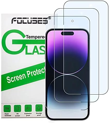 Focuses iPhone 14 Pro Max Blue Light Screen Protector iPhone 14 Pro Max Anti Blue Light Screen Protector 6.7inch. Anti Blue Light Tempered Glass Film for iPhone 14 Pro Max 3-Pack