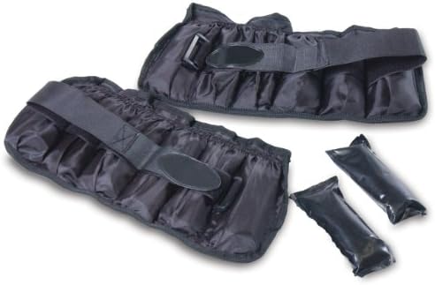 CAP Barbell Adjustable Ankle Weights,10-Pound , Black