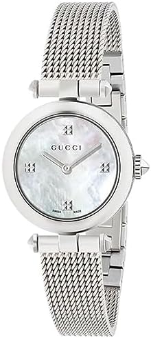 Gucci Swiss Quartz Stainless Steel Dress Silver-Toned Women's Watch(Model: YA141504)