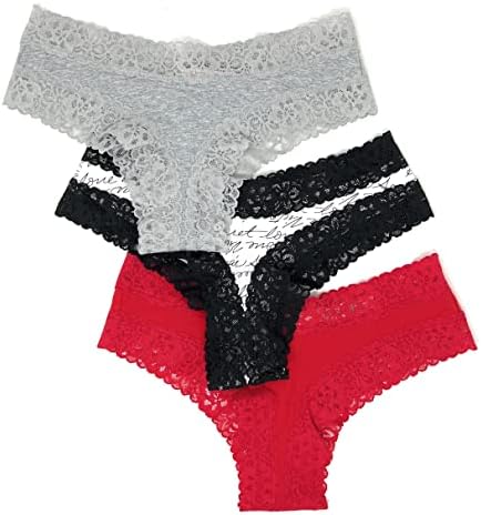 Victoria's Secret Lace Cheeky Panty Set of 3