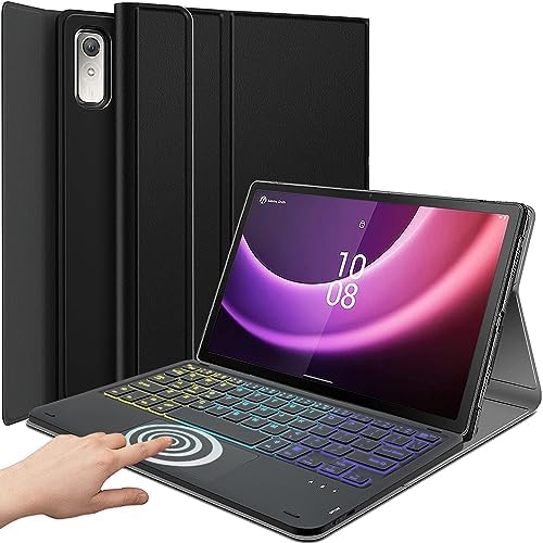 DKAHOEE Backlit Touchpad Keyboard Case for Lenovo Tab P11 2nd Gen 11.5" (TB350FU / TB350XU) 2023, 3-Zone Backlit Wireless Keyboard with Slim Stand Cover Case for 11.5 inch Lenovo Tab P11 Gen 2 Tablet