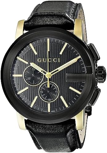 Gucci Gucci G - Chrono Collection Black Mens' Watch(Model:YA101203)