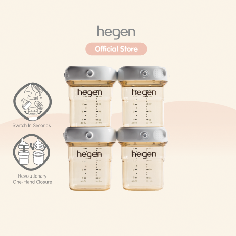 Hegen PCTO™ 150ml/5oz Breast Milk Storage PPSU, 4-Pack