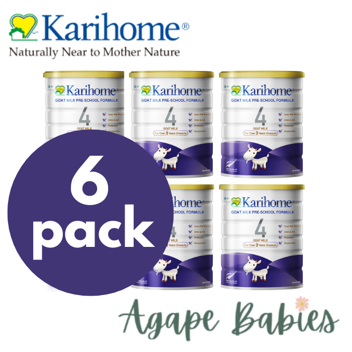 [6-Pack] Karihome Goat Milk Pre-School Formula  Stage 4 900g - 3y+(Made in New Zealand) Exp: 05/25