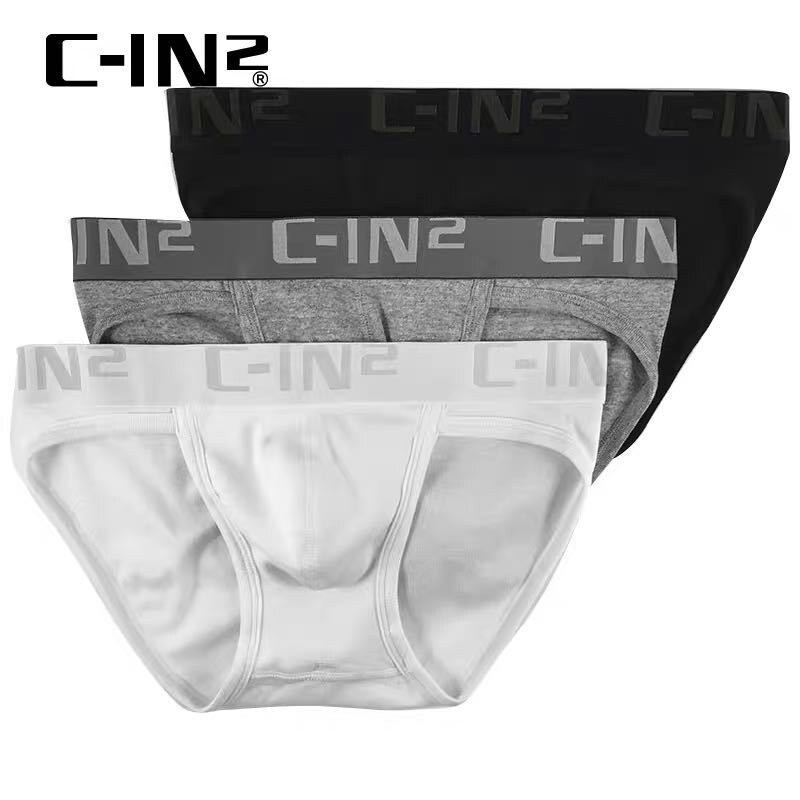 {Fashion clothes} C-in2 men 39;s underwear pure cotton Sexy Sports u convex low waist high fork triangle Cin2 youth